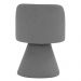Kit 02 Cadeiras de Jantar Liz Base Fixa Linho Cinza - Nexta Casa