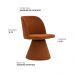 Kit 02 Cadeiras de Jantar Liz Base Fixa Linho Terracota - Nexta Casa