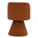 Kit 02 Cadeiras de Jantar Liz Base Fixa Linho Terracota - Nexta Casa