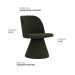 Kit 02 Cadeiras de Jantar Liz Base Fixa Linho Verde Musgo - Nexta Casa