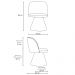 Kit 02 Cadeiras de Jantar Liz Base Fixa Linho Verde Musgo - Nexta Casa