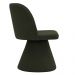 Kit 02 Cadeiras de Jantar Liz Base Fixa Linho Verde Musgo - Nexta Casa