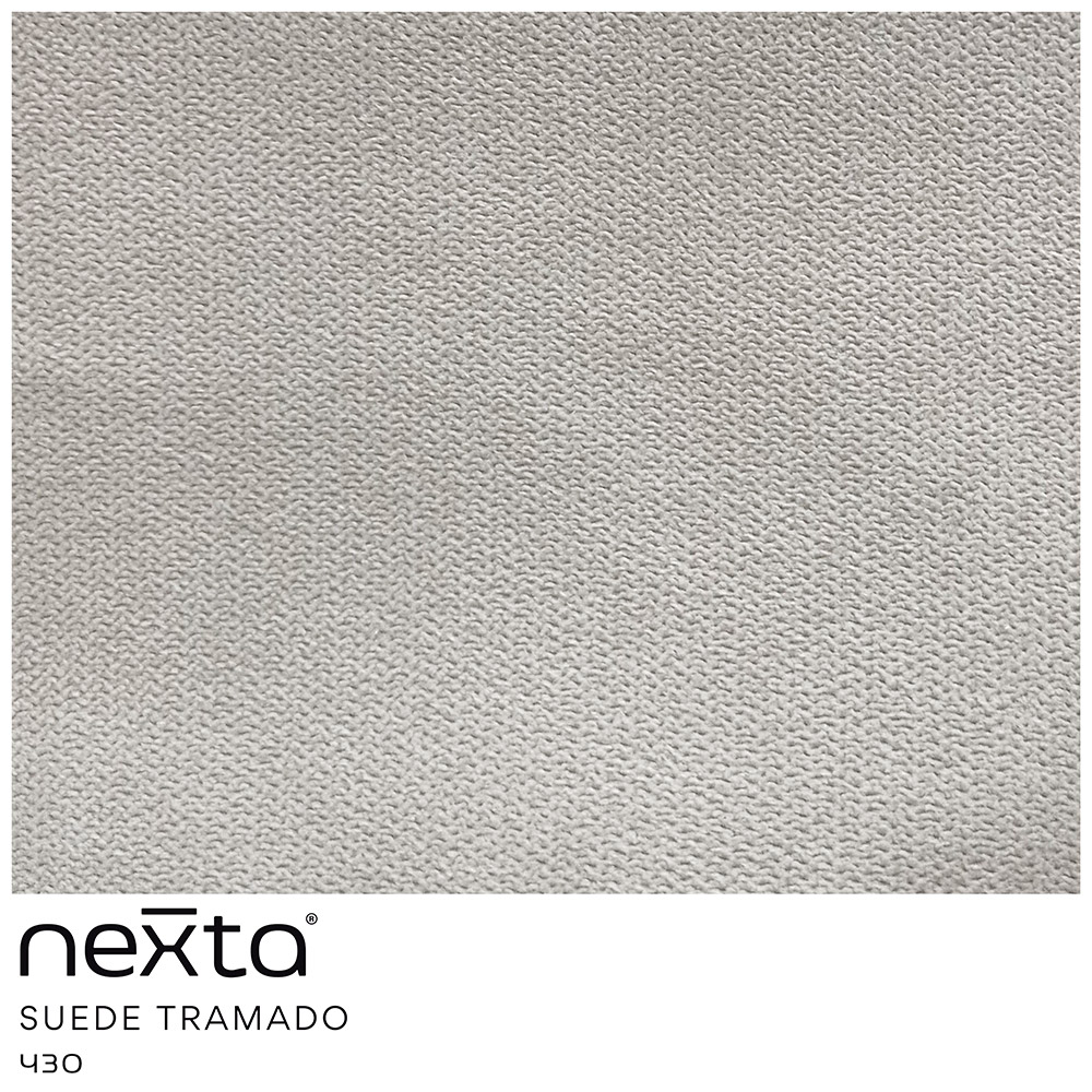 Kit 02 Cadeiras de Jantar Liz Fixa Poliéster Cinza Suave - Nexta Casa