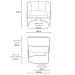 Kit 02 Poltronas Decorativas Betina Base Aço Ouro Fosco Bouclé Off White - Nexta Casa