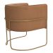 Kit 02 Poltronas Decorativas Betina Base Aço Ouro Fosco Bouclé Terracota - Nexta Casa