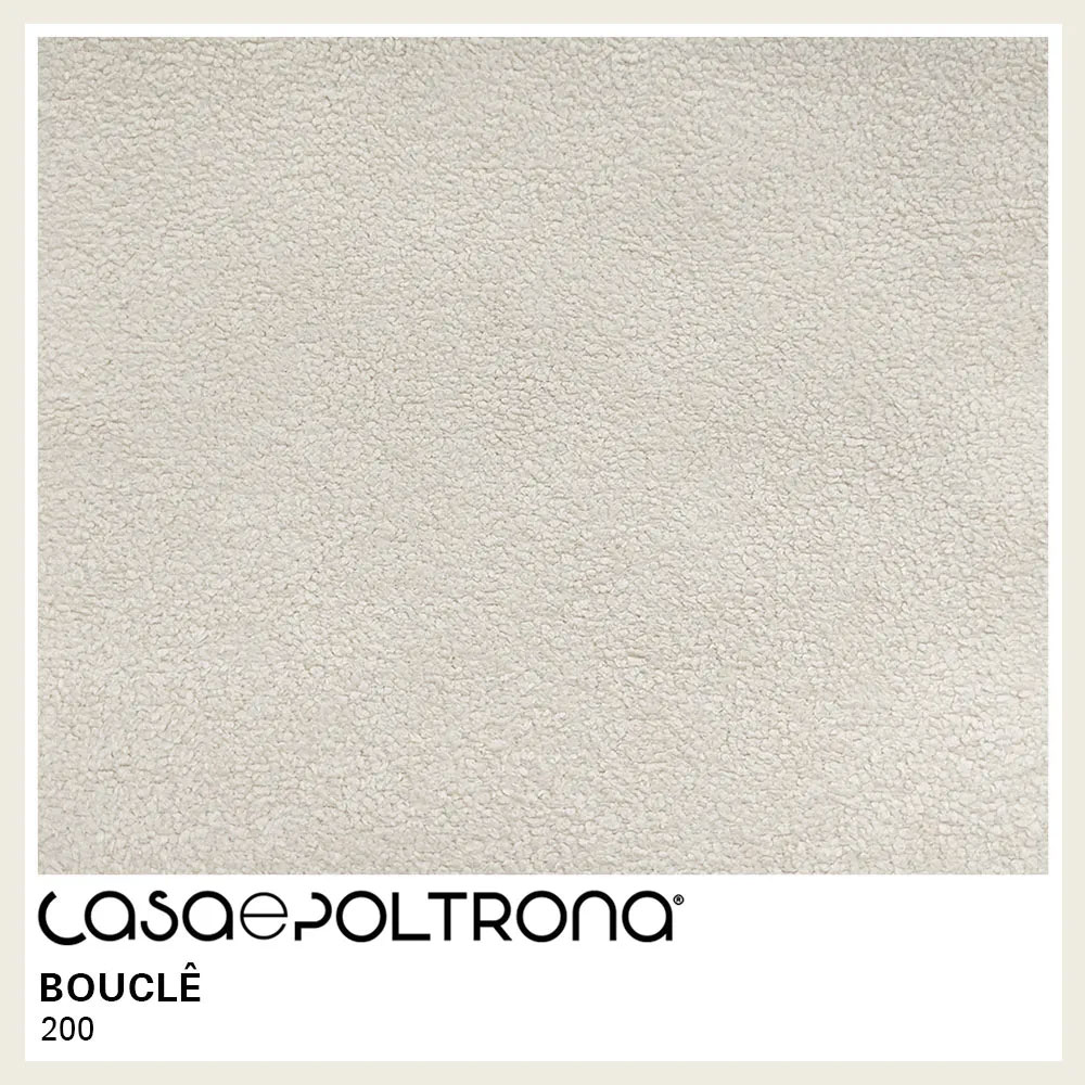 Kit 02 Poltronas Decorativas Betina Base Aço Preto Bouclé Off White - Nexta Casa