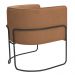 Kit 02 Poltronas Decorativas Betina Base Aço Preto Bouclé Terracota - Nexta Casa