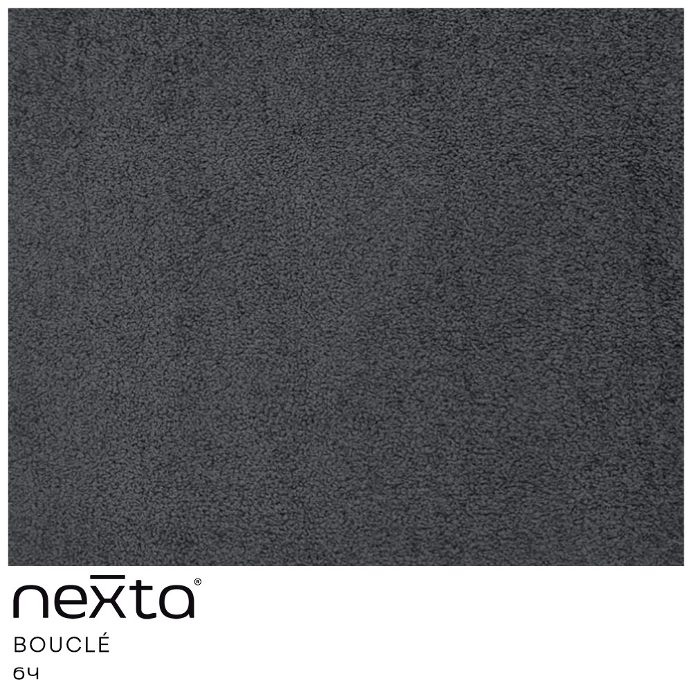 Kit 02 Poltronas Decorativas Jade Base Aço Ouro Fosco Bouclé Grafite - Nexta Casa