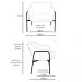 Kit 02 Poltronas Decorativas Jade Base Aço Ouro Fosco Bouclé Marrom Claro - Nexta Casa