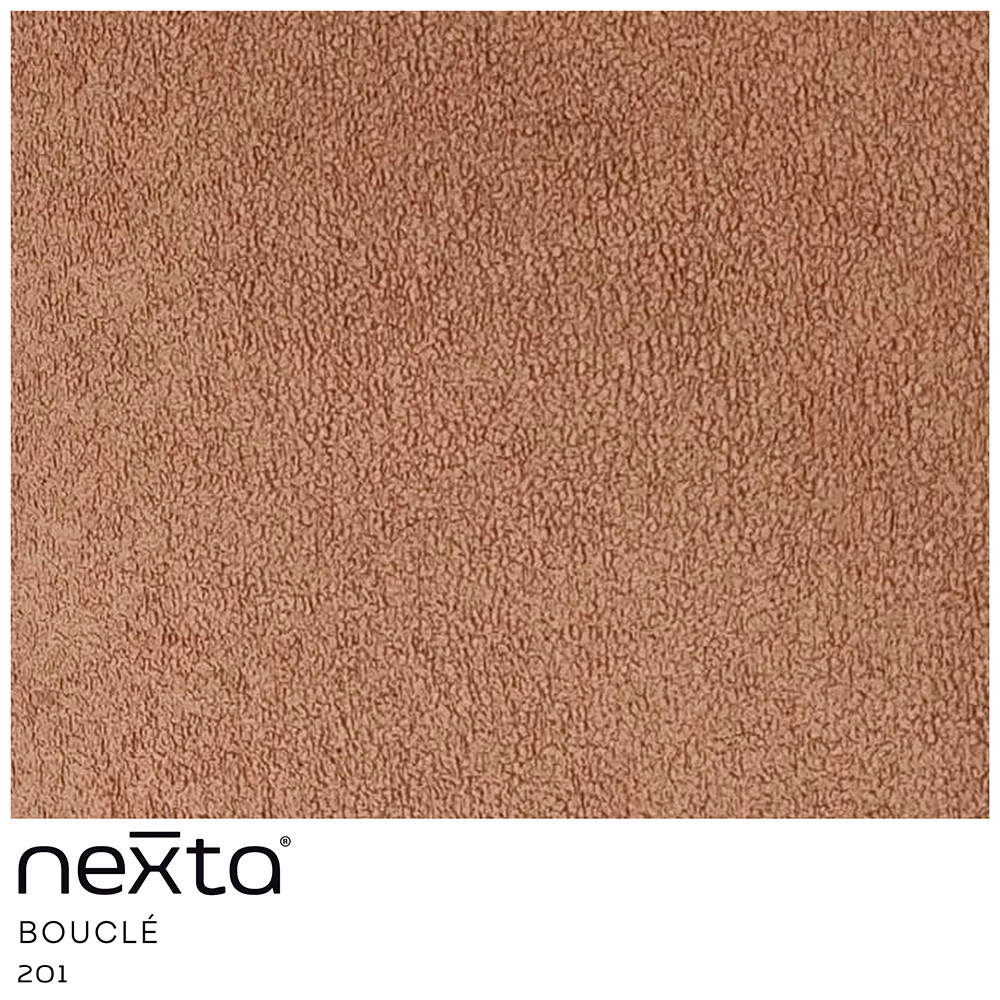 Kit 02 Poltronas Decorativas Jade Base Aço Ouro Fosco Bouclé Terracota - Nexta Casa