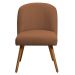 Kit 04 Cadeiras De Jantar Cléo Pés Palito Linho Terracota - Nexta Casa