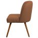Kit 04 Cadeiras De Jantar Cléo Pés Palito Linho Terracota - Nexta Casa