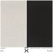 Kit Poltrona com Puff Turim Base Aço Preto Recouro Black Linho Off White - Nexta Casa