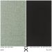 Kit Poltrona com Puff Turim Base Aço Preto Recouro Black Poliéster Verde - Nexta Casa
