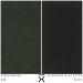Kit Poltrona com Puff Turim Base Aço Preto Recouro Black Poliéster Verde Musgo - Nexta Casa