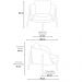 Poltrona Decorativa Austin Bouclé Off White - Nexta Casa