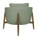 Poltrona Decorativa Austin Bouclé Verde Claro - Nexta Casa