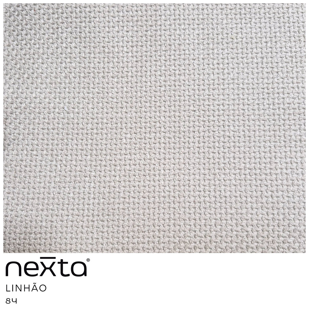 Poltrona Decorativa Liz Fixa Linhão Off White - Nexta Casa