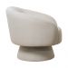 Poltrona Decorativa Liz Fixa Linhão Off White - Nexta Casa