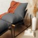 Poltrona Decorativa Turim Base Aço Preto Recouro Black Poliéster Cinza - Nexta Casa