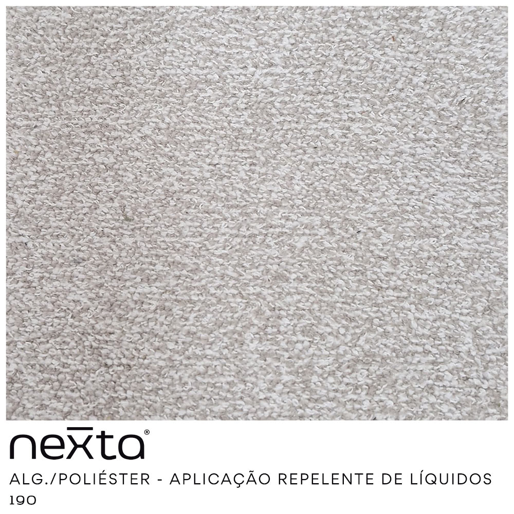 Poltrona Orgânica Mabel Base Fixa Linhão Bege Mesclado - Nexta Casa