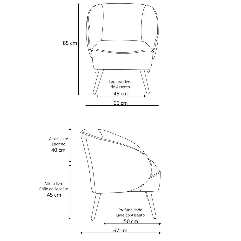 Poltrona Para Sala de Estar Agnes Pés Palito Castanho Bouclé Terracota - Nexta Casa