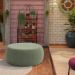 Puff Decorativo Redondo Golf 105x105cm Poliéster Verde - Nexta Casa