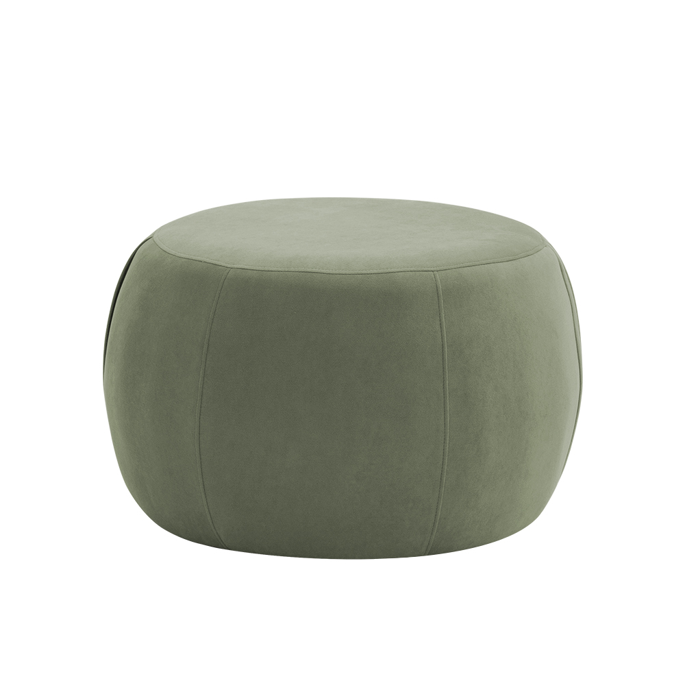 Puff Decorativo Redondo Golf 70x70cm Poliéster Verde - Nexta Casa