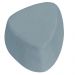 Puff Orgânico Decorativo 75cm Orbis Bouclé Azul Claro - Nexta Casa