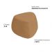 Puff Orgânico Decorativo 75cm Orbis Bouclé Terracota - Nexta Casa