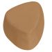 Puff Orgânico Decorativo 75cm Orbis Bouclé Terracota - Nexta Casa
