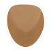 Puff Orgânico Decorativo 75cm Orbis Bouclé Terracota - Nexta Casa
