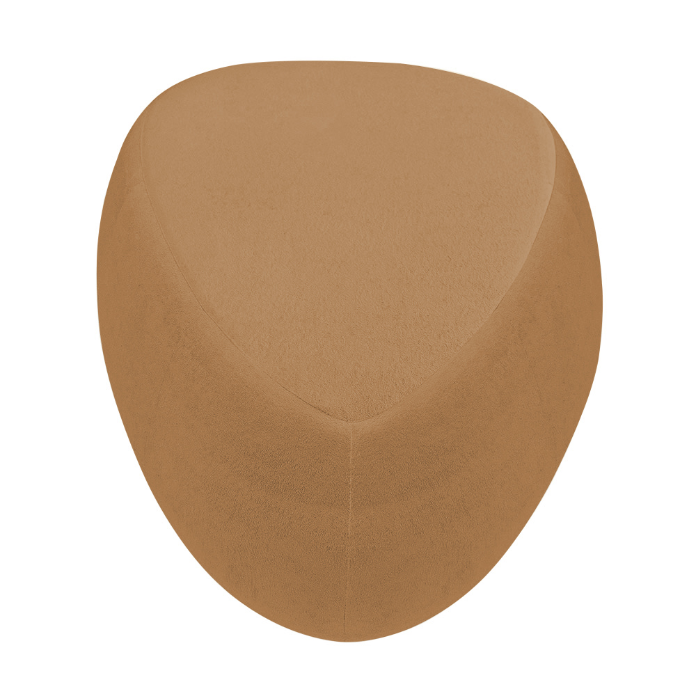 Puff Orgânico Decorativo 75cm Orbis Bouclé Terracota - Nexta Casa