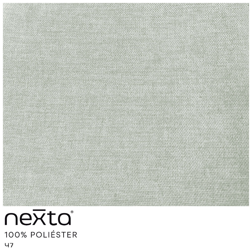 Sofá 03 Lugares 210cm Mônaco Poliéster Verde Claro - Nexta Casa