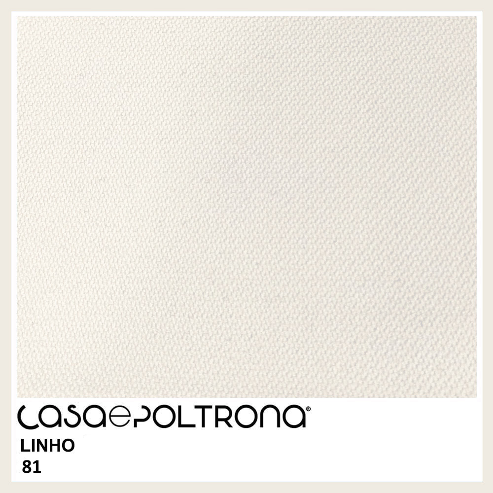 Sofá Curvo 02 Lugares 150cm Braço Esquerdo Thommy Pés Ouro Fosco Linho Off White - Nexta Casa