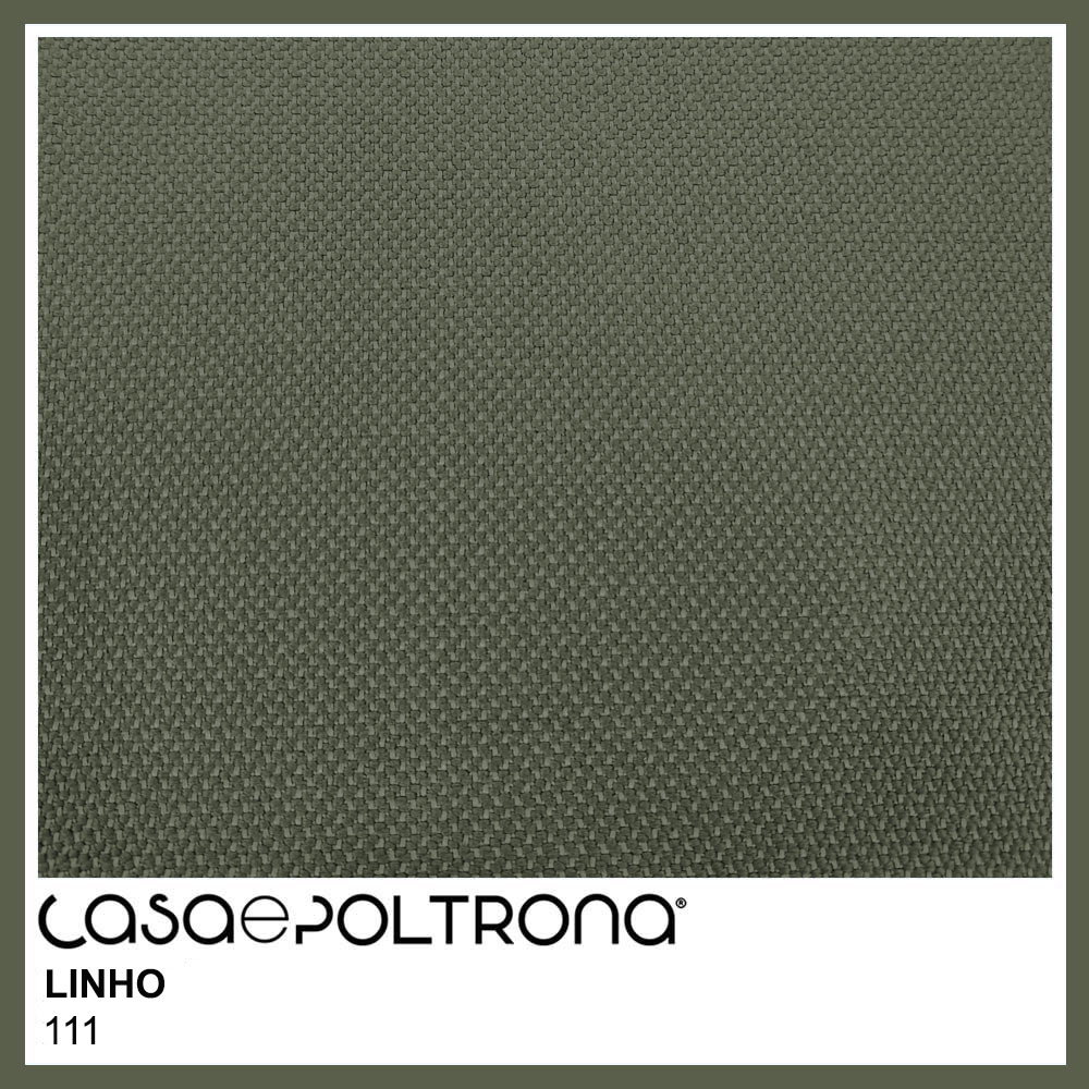 Sofá Curvo 02 Lugares 150cm Braço Esquerdo Thommy Pés Preto Fosco Linho Verde - Nexta Casa