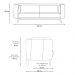 Sofá Luminne 03 Lugares 180cm Base Madeira Veludo Marrom - Nexta Casa