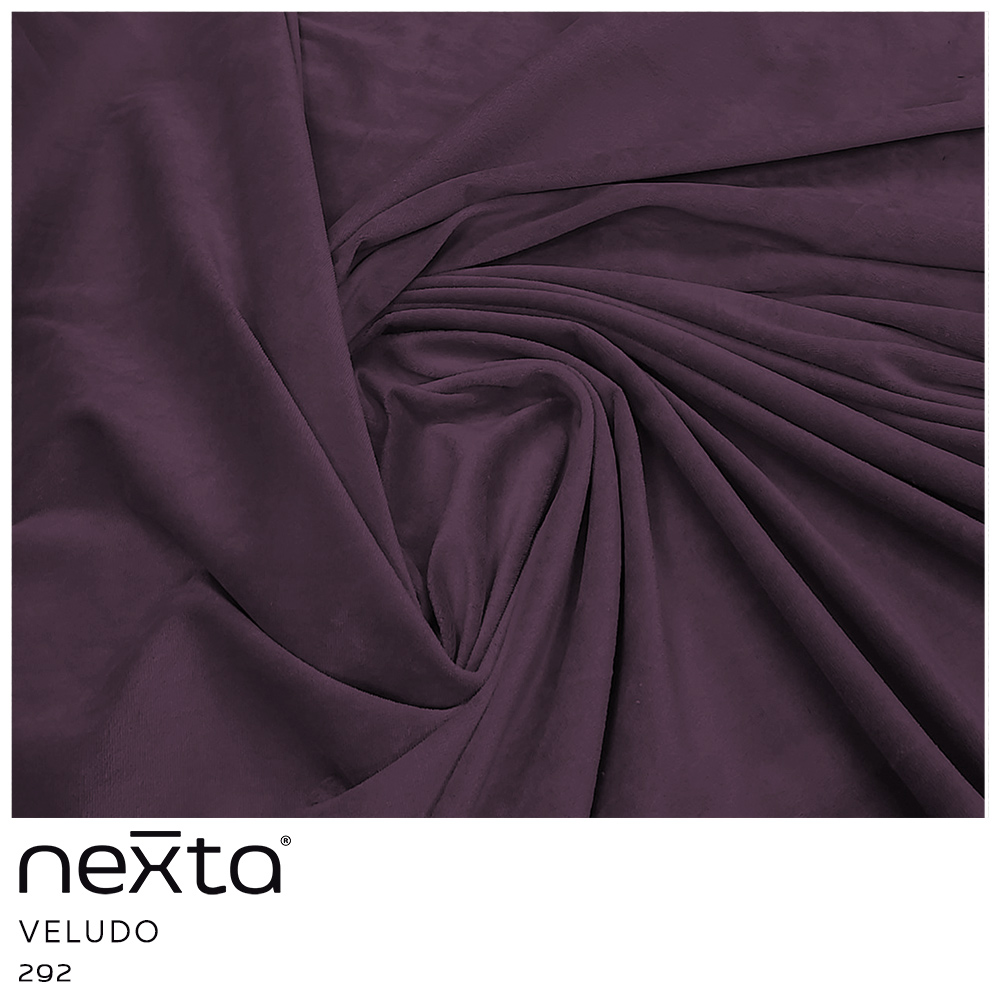 Sofá Molino 3 Lugares 210cm Pés Alumínio Veludo Roxo - Nexta Casa