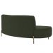 Sofá Orgânico 02 Lugares 150cm Argos Pés Ouro Fosco Linho Verde Musgo - Nexta Casa