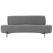 Sofá Orgânico 02 Lugares 150cm Argos Pés Titânio Linho Cinza - Nexta Casa