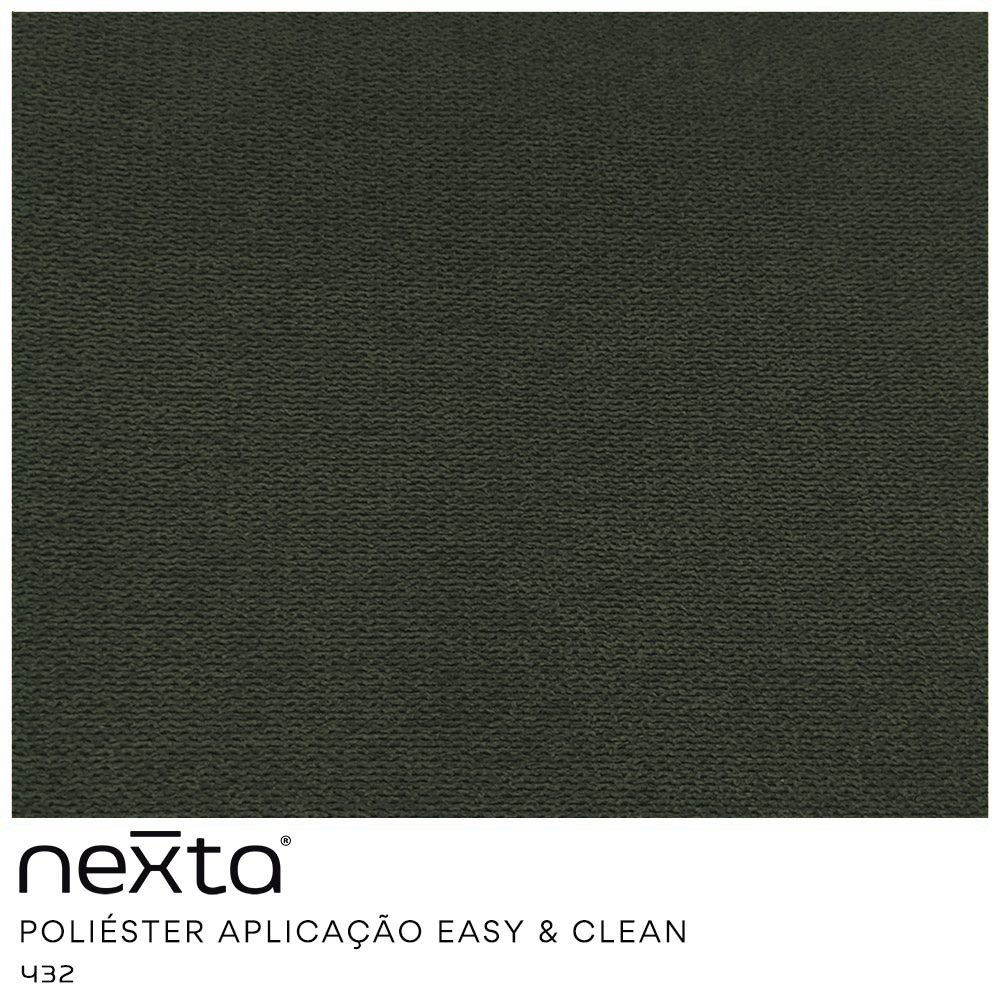 Sofá Orgânico 02 Lugares 150cm Argos Pés Titânio Linho Verde Musgo - Nexta Casa