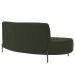 Sofá Orgânico 02 Lugares 150cm Argos Pés Titânio Linho Verde Musgo - Nexta Casa