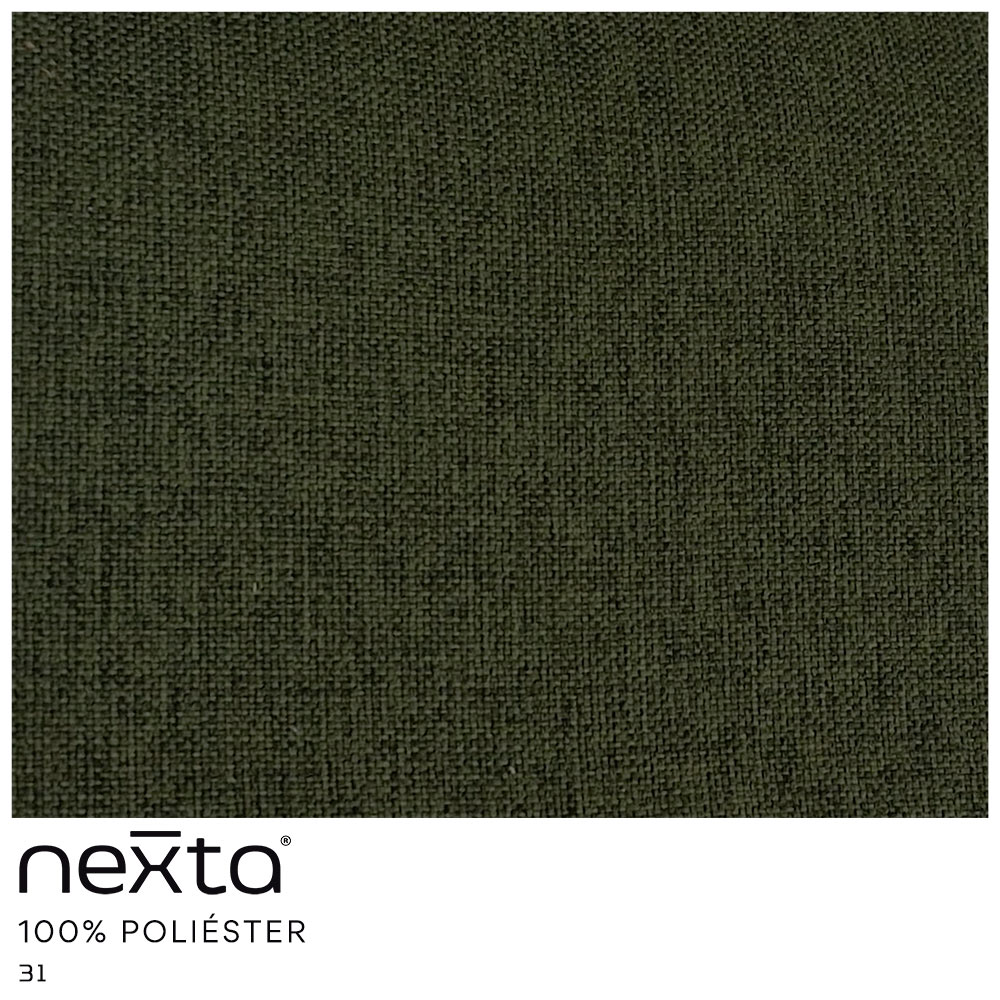 Sofá Sala de Estar 03 Lugares 180cm Liz Linho Verde - Nexta Casa