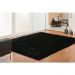 Tapete Silk Shaggy Niazitex Preto peça única 1,00m x 1,40m