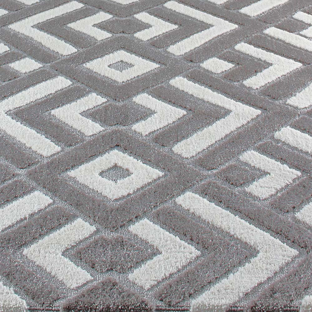Tapete para Sala London 02 Prata 0,50X1,00M - Niazitex