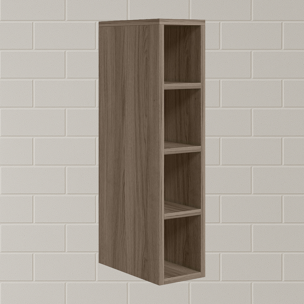 Aereo Nicho Garrafeiro MDF 15 cm Kali 12198 Carvalho Toq Nicioli