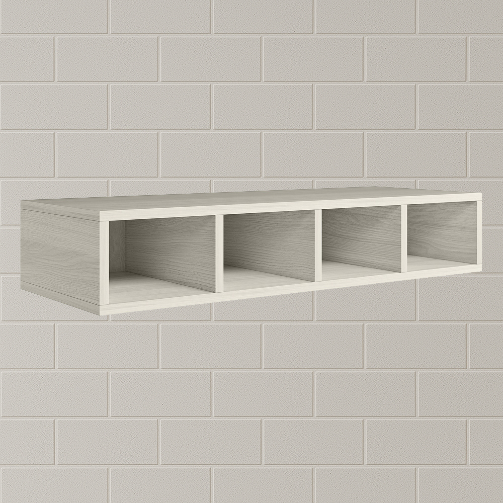 Aereo Nicho Garrafeiro MDF 80 cm Kali 16683 Bianco Toq Nicioli