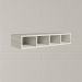 Aereo Nicho Garrafeiro MDF 80 cm Kali 16683 Bianco Toq Nicioli