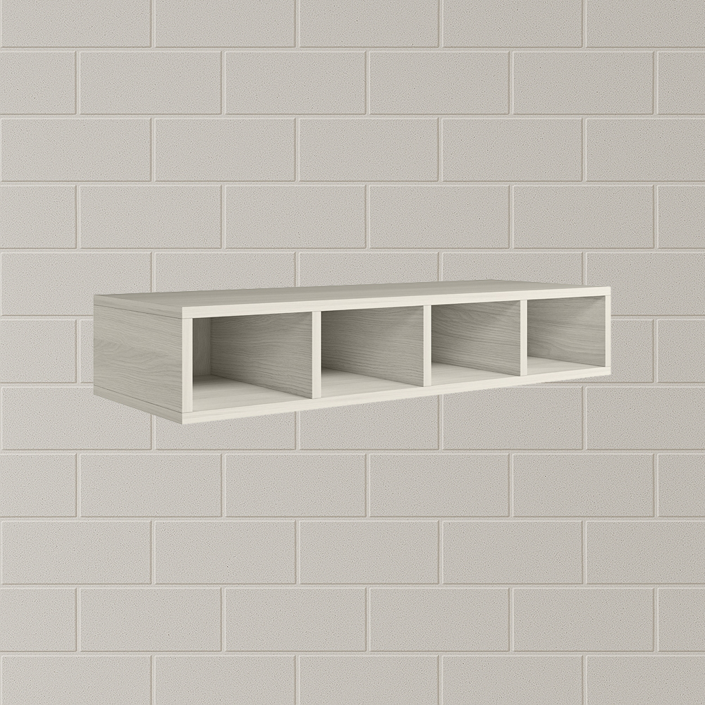 Aereo Nicho Garrafeiro MDF 80 cm Kali 16683 Bianco Toq Nicioli