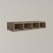 Aereo Nicho Garrafeiro MDF 80 cm Kali 16683 Carvalho Toq Nicioli